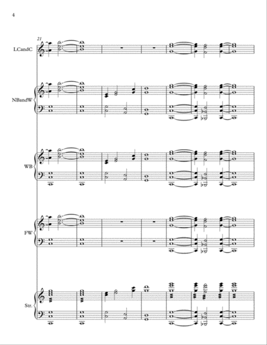 Beyond the Horizon Small Ensemble scores gallery preview page 4