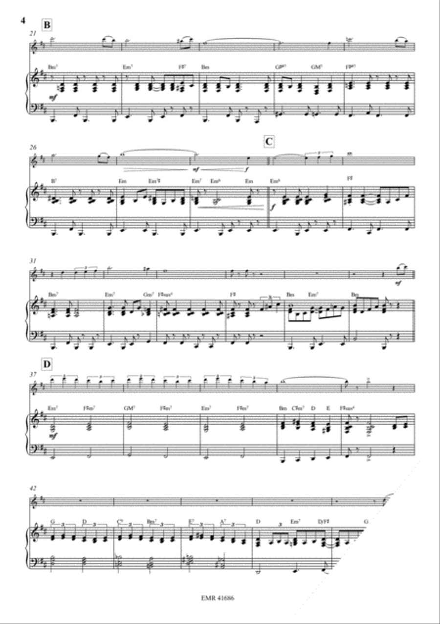 Manha De Carnaval Violin Solo scores gallery preview page 4
