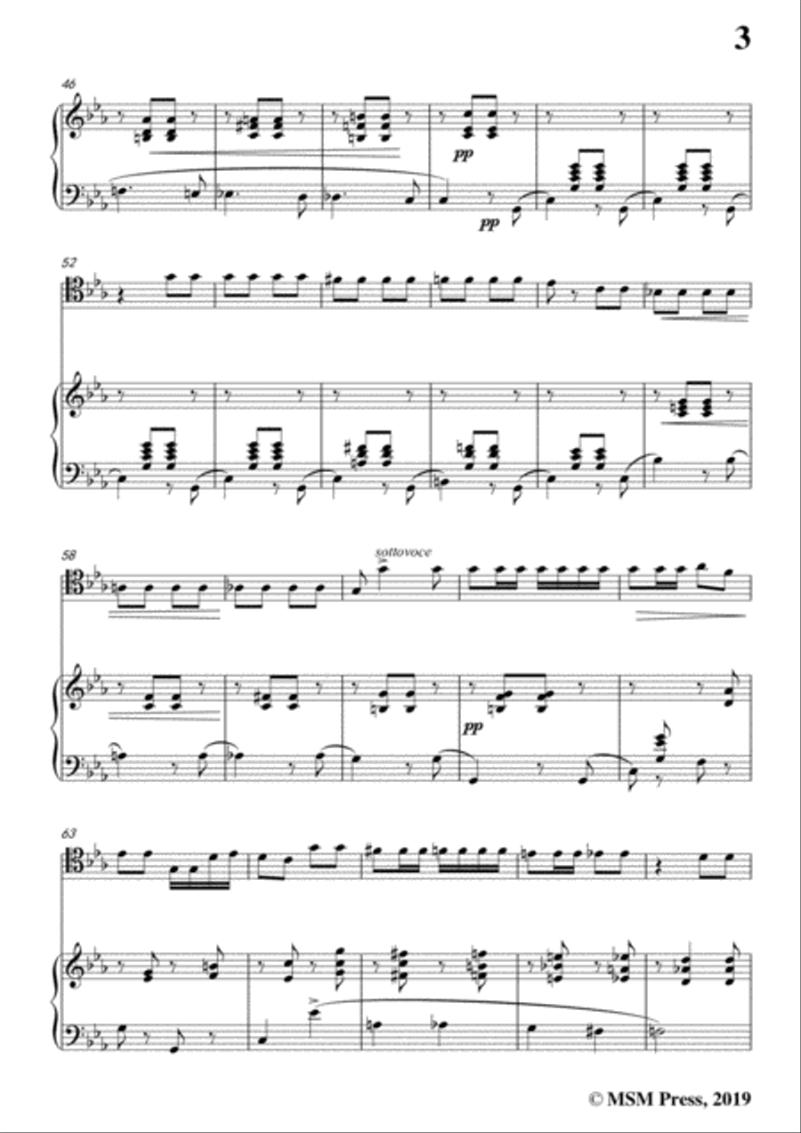 Tosti-È morto Pulcinella!, for Cello and Piano Piano scores gallery preview page 5