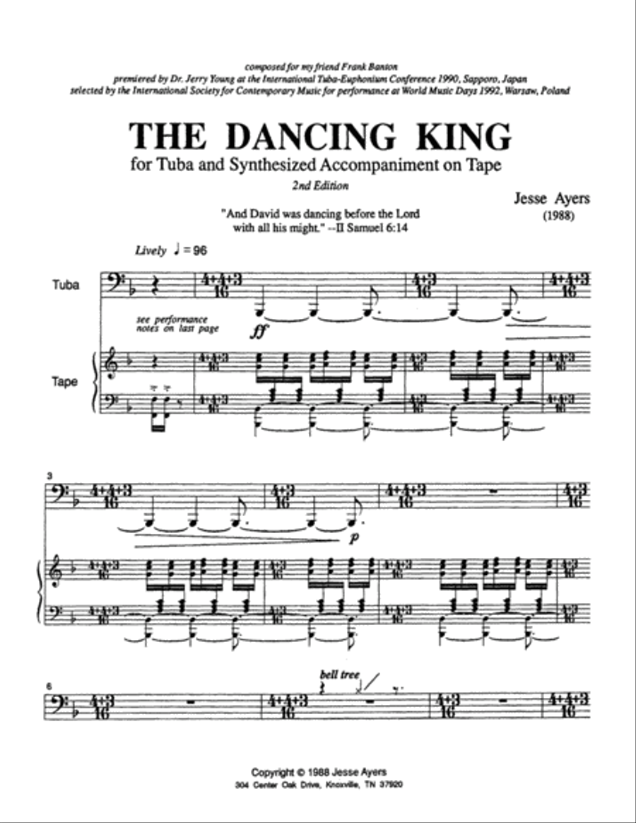 Dancing King Euphonium scores gallery preview page 2