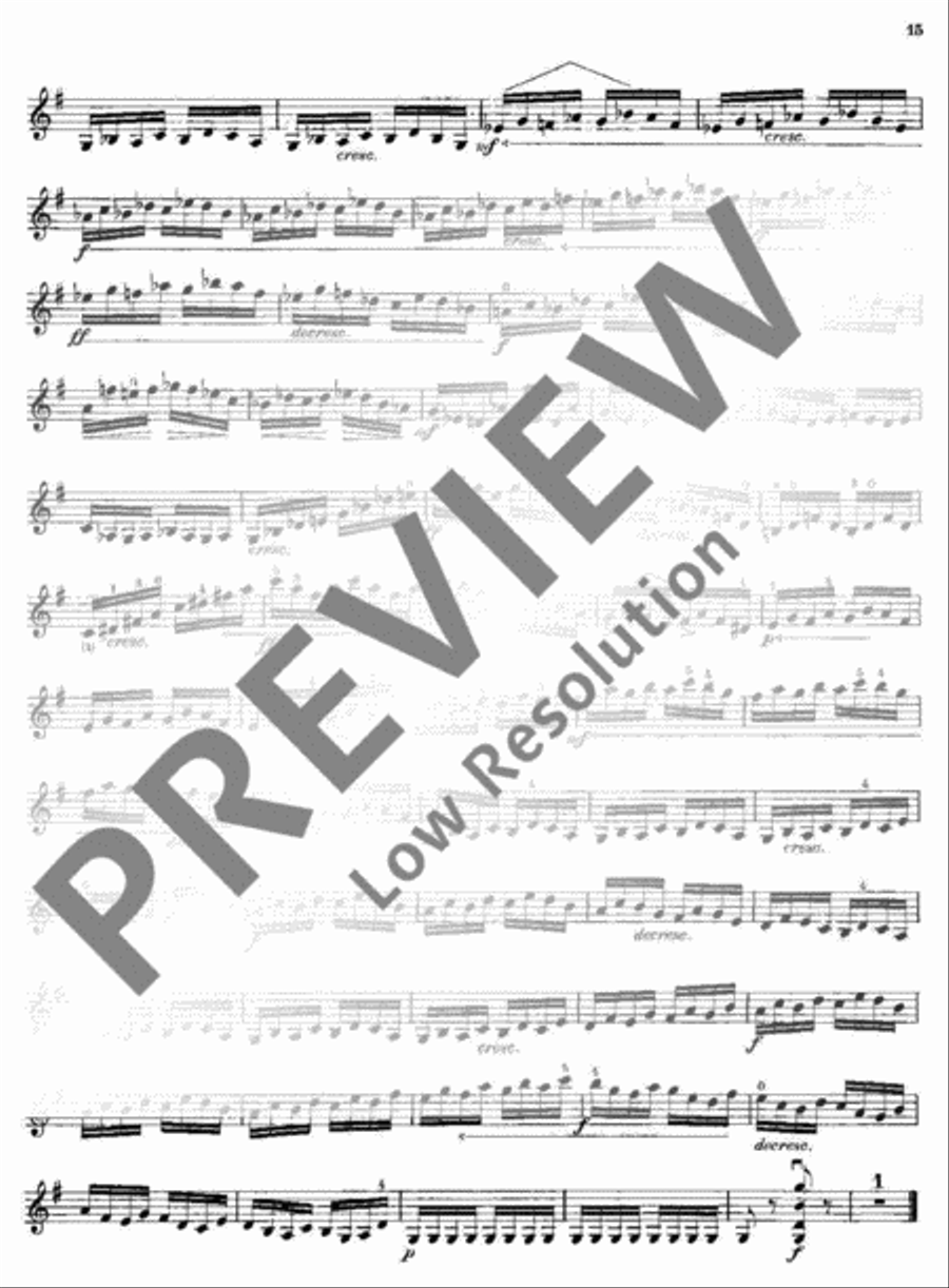 The Masters of the Violin Violin Solo scores gallery preview page 16