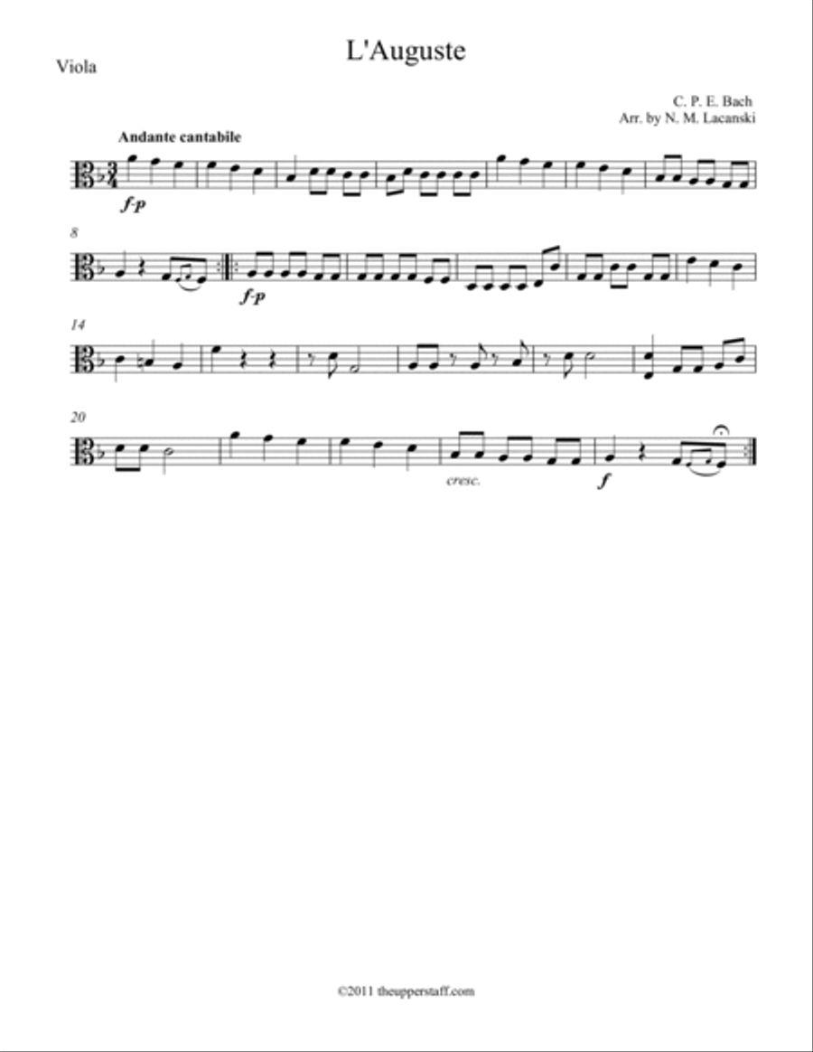 L'Auguste L'Auguste String Quartet scores gallery preview page 2