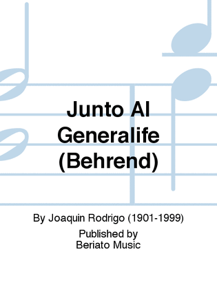 Junto Al Generalife (Behrend)