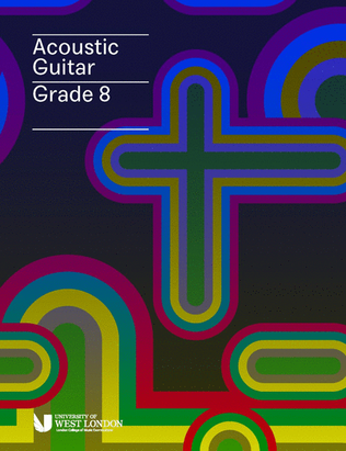 Book cover for LCM Acoustic Guitar Handbook Grade 8 2020
