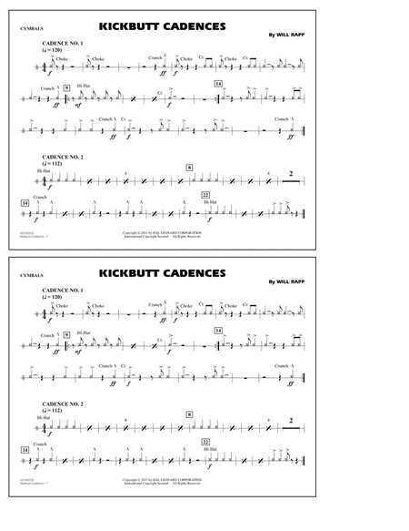 Kickbutt Cadences - Cymbals
