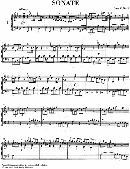 Piano Sonatas – Volume II, Op. 17