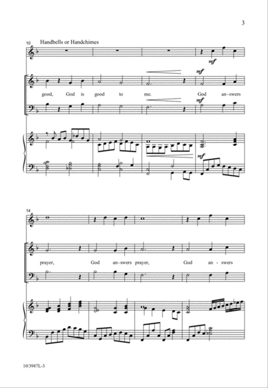 God Is So Good 2-Part scores gallery preview page 3