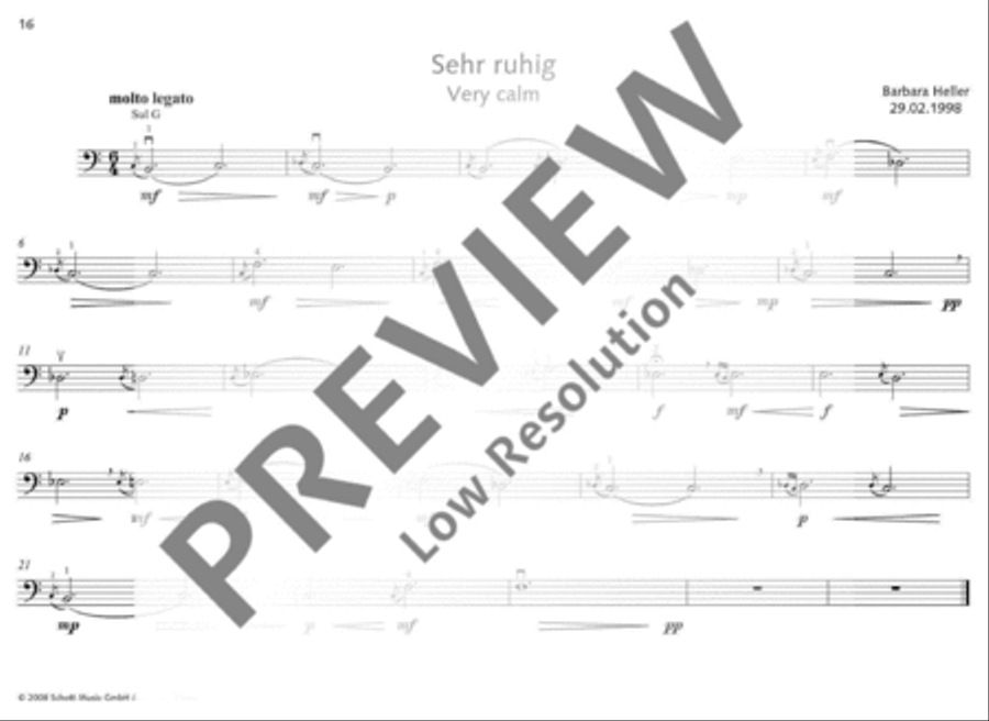 Sounds and Signs Cello Solo scores gallery preview page 17
