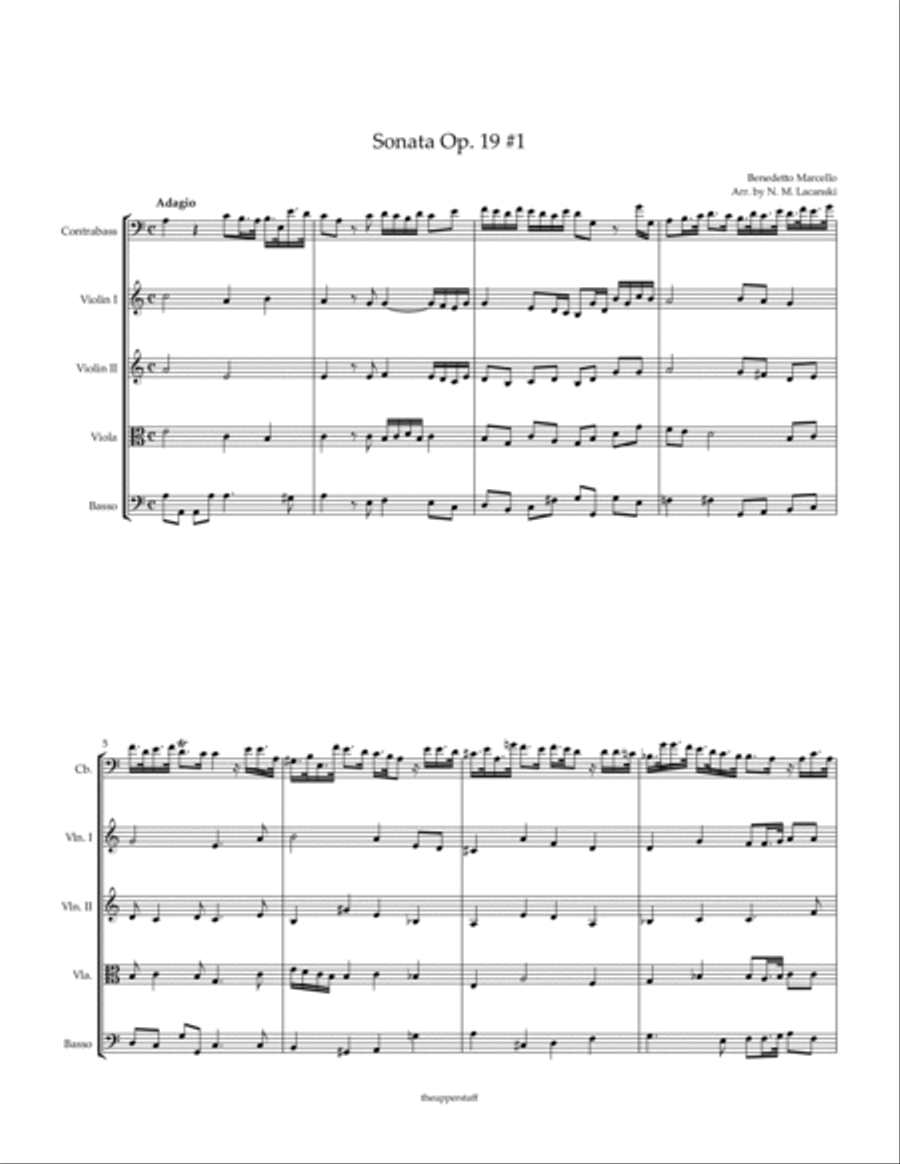 Sonata Op. 19 #1 Sonata Op. 19 #1 String Orchestra scores gallery preview page 2