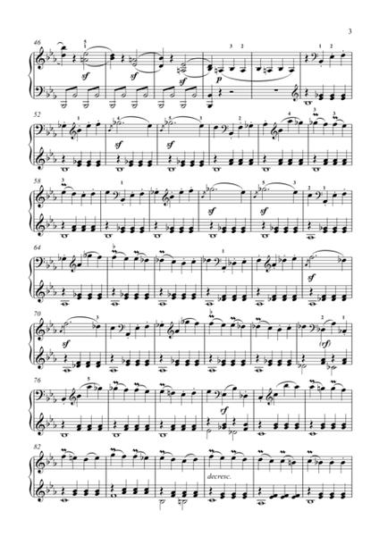 Ludwig van Beethoven's Piano Sonata No. 8 in C minor, Op. 13  1&2&3