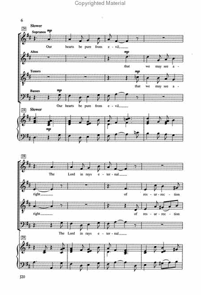 The Day of Resurrection (SATB) image number null