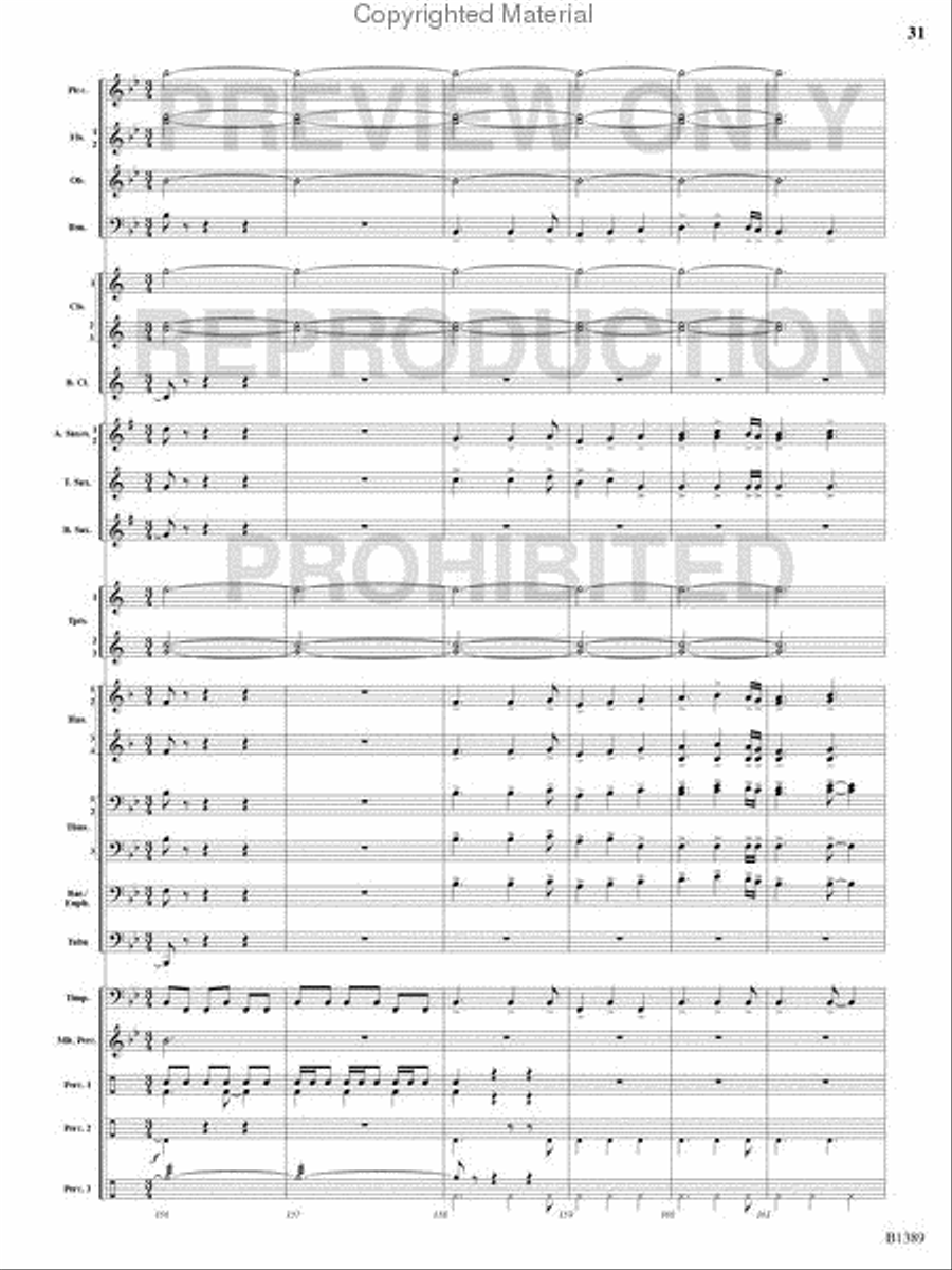 American Visions Concert Band scores gallery preview page 30