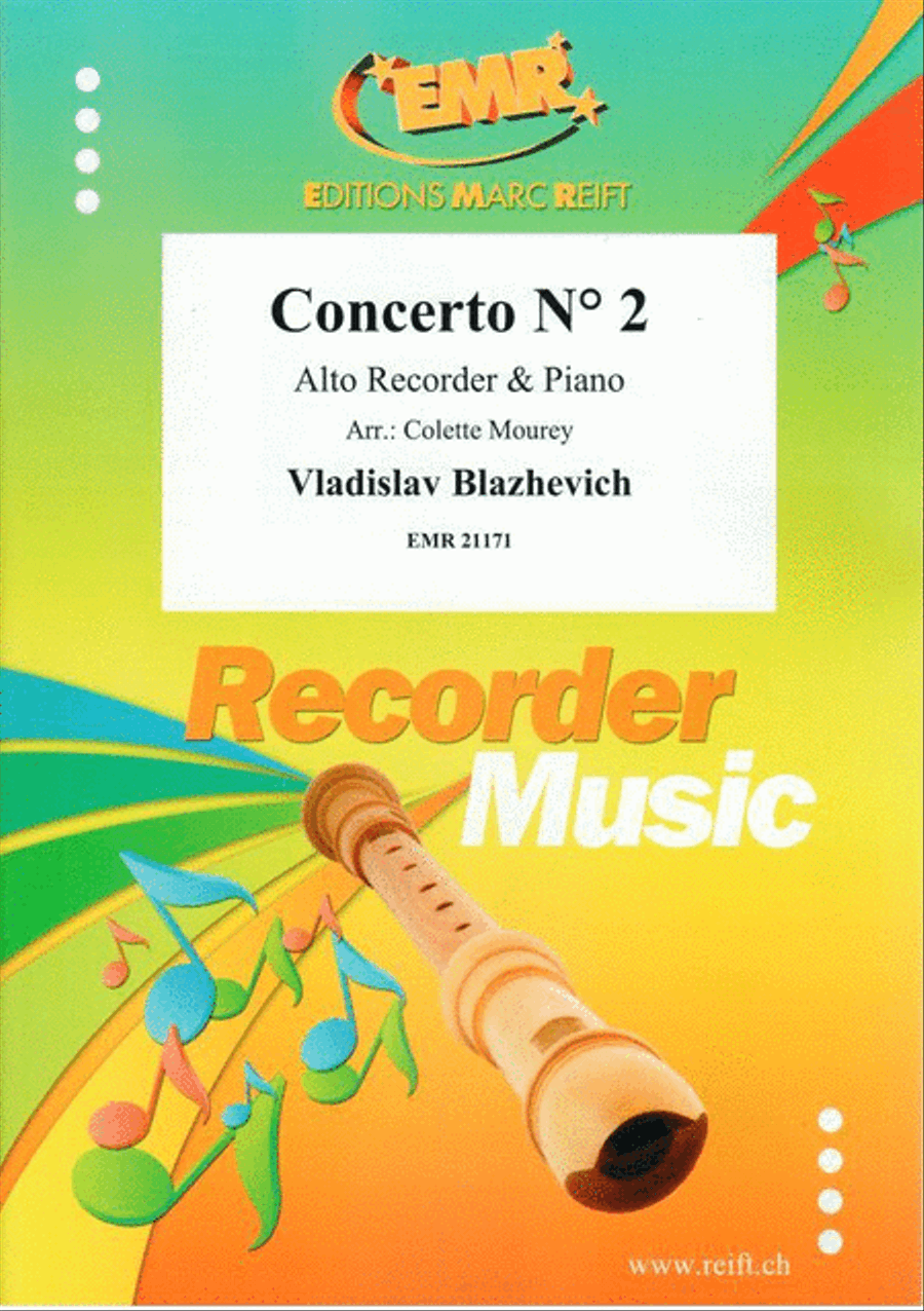 Concerto No. 2 Concerto No. 2 Alto Recorder scores gallery preview page 1