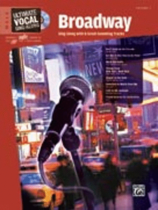 Book cover for Ultimate Vocal Singalong Broadway Book/CD Male
