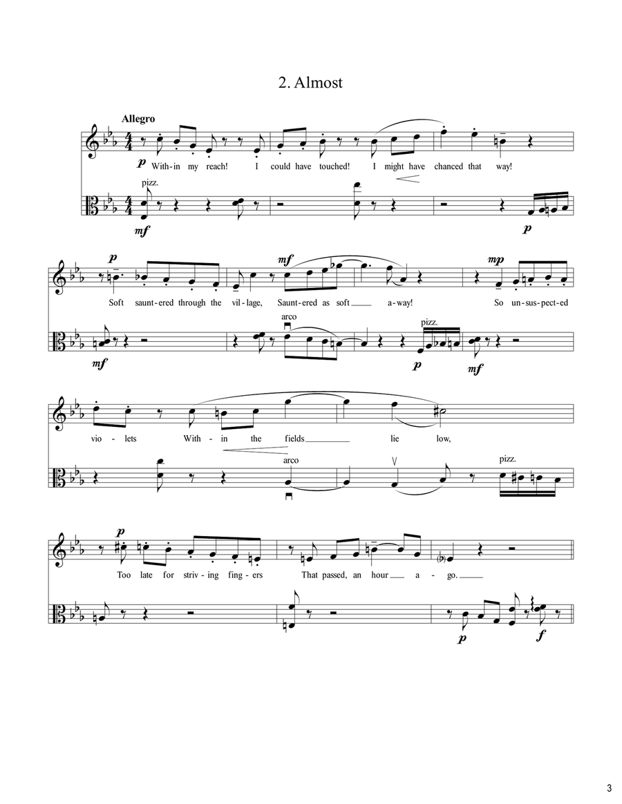 I Shall not Live in Vain Voice scores gallery preview page 4
