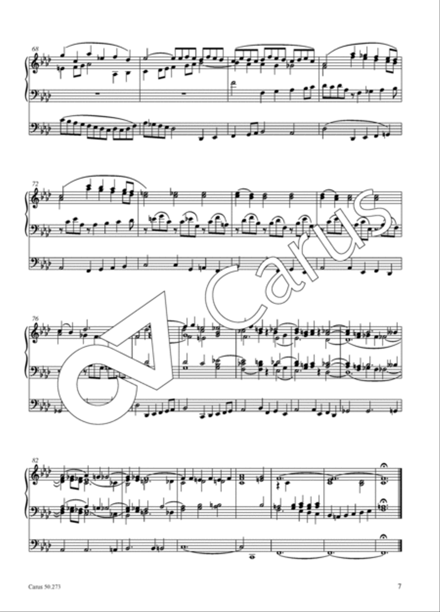 Twelve short organ works without opus numbers Organ scores gallery preview page 8