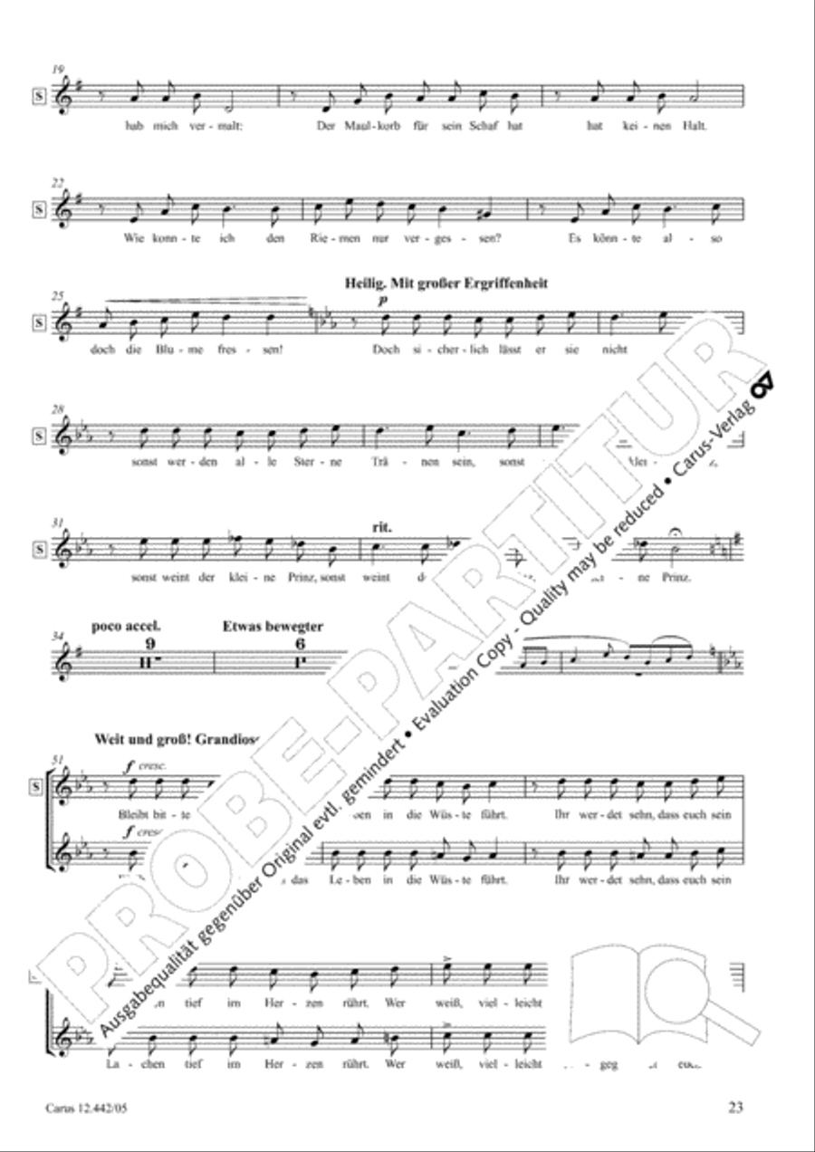 Der kleine Prinz 3-Part scores gallery preview page 24