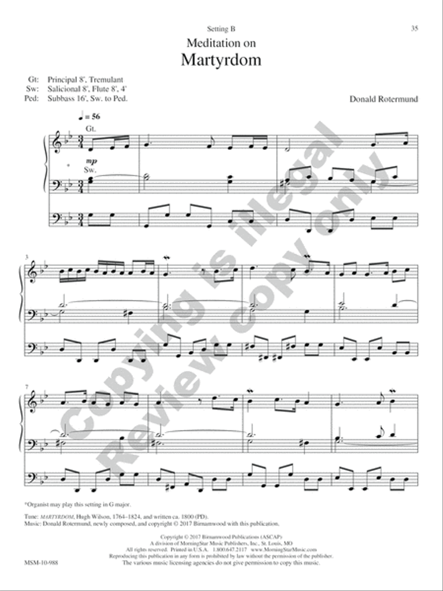 36 Flexible Hymn-Based Extemporizations Organ scores gallery preview page 48