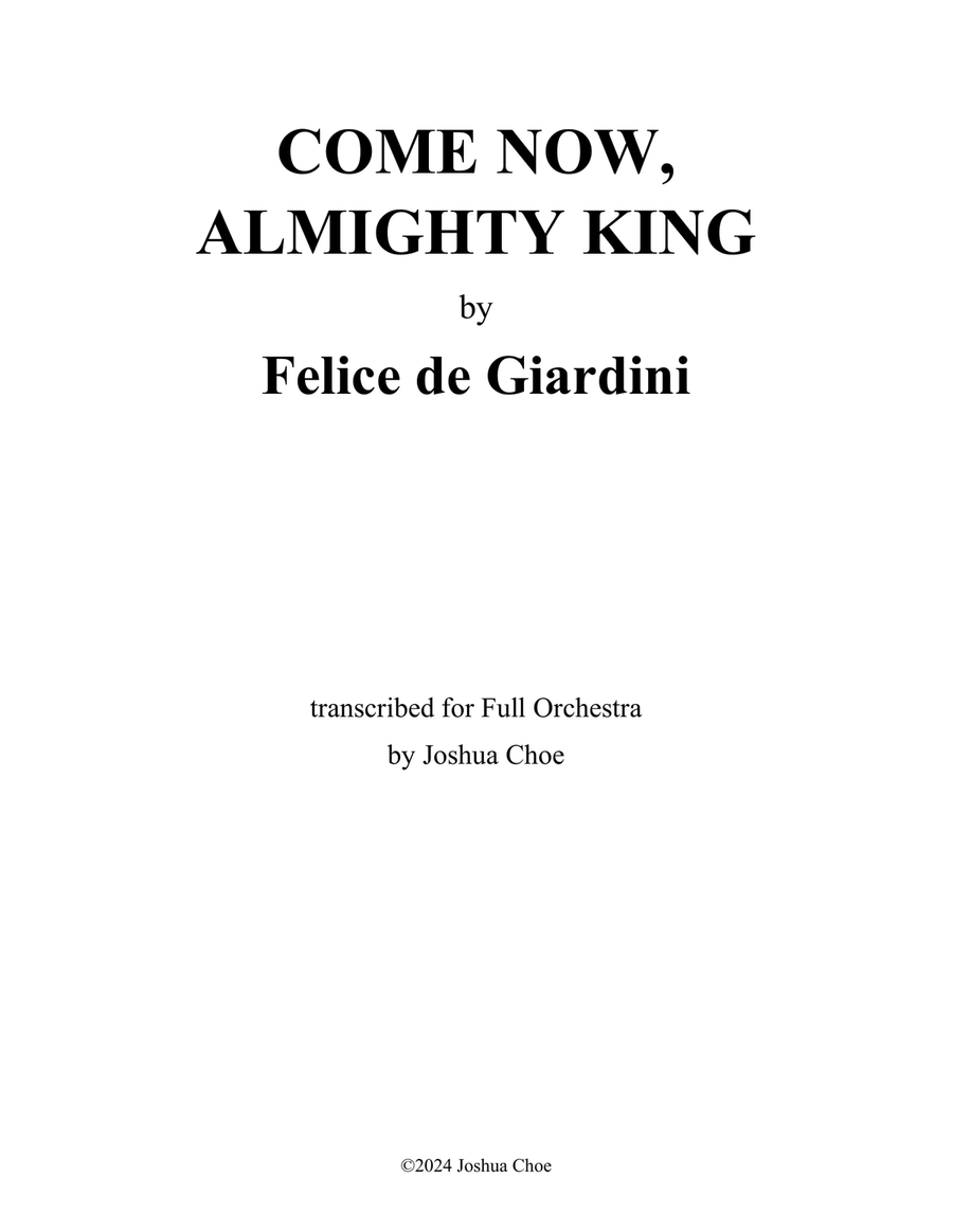 Come Now, Almighty King image number null