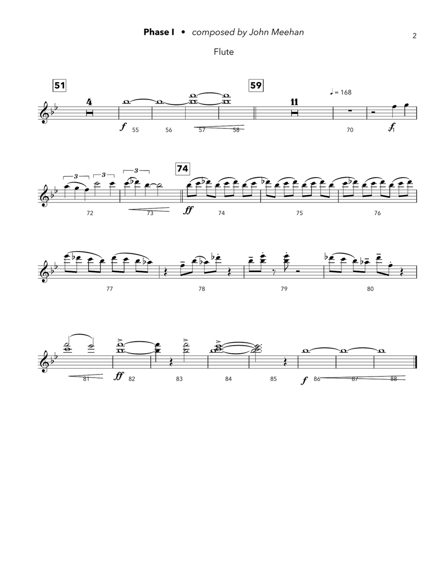 Phases of the Moon Marching Band scores gallery preview page 3
