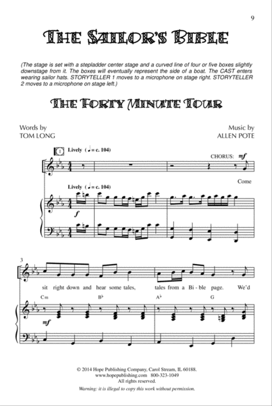 Sailor's Bible Children's Choir scores gallery preview page 4