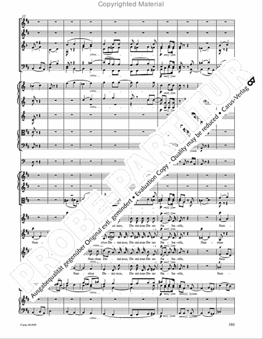Missa solemnis Missa solemnis 4-Part scores gallery preview page 197