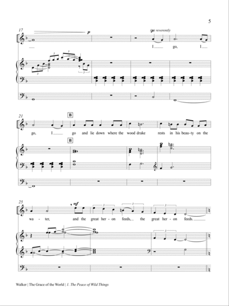 The Grace of the World High Voice scores gallery preview page 5