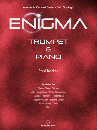 Book cover for Enigma (Trumpet and Piano)