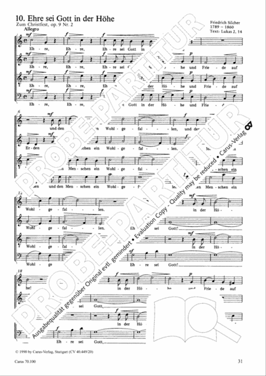 Geistliches Chorbuch der Romantik Choir scores gallery preview page 32