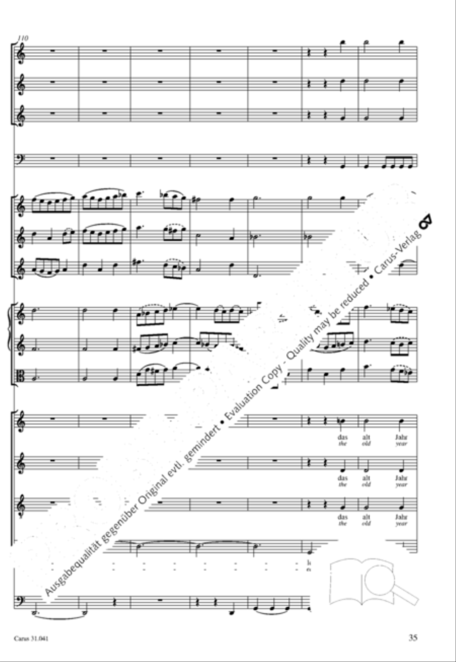 O Lord, we come to praise thee 4-Part scores gallery preview page 36