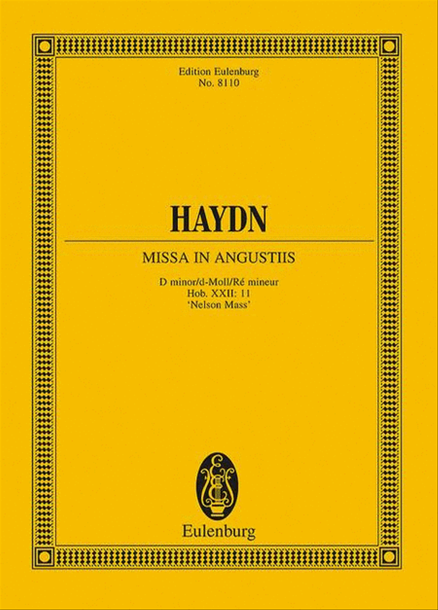 Missa in Angustiis D minor 4-Part scores gallery preview page 1