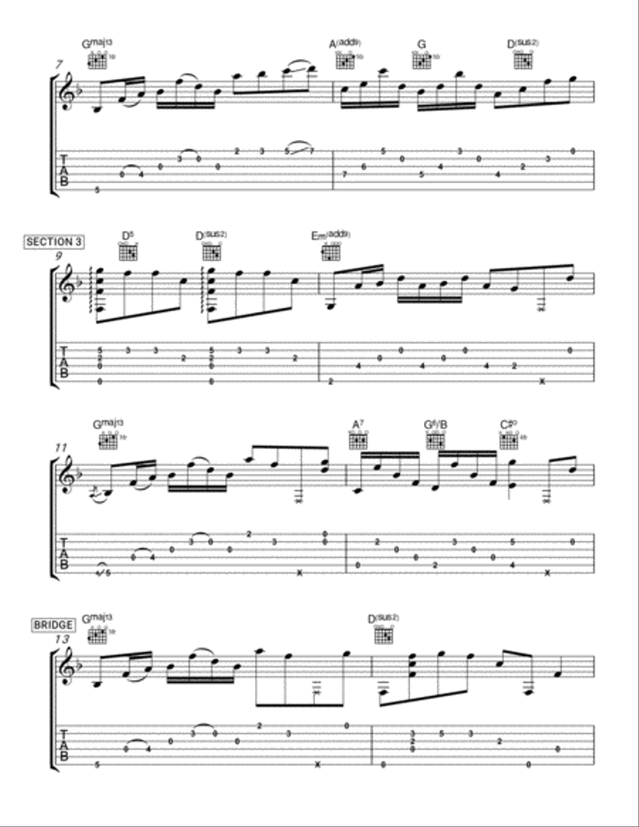 Rainmaker Acoustic Guitar scores gallery preview page 2