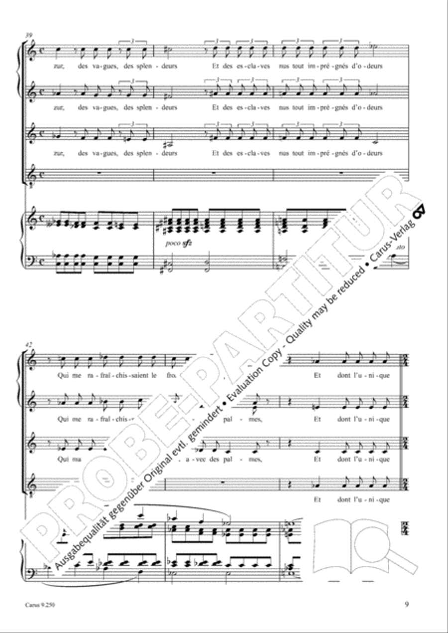 La vie anterieure SSATB scores gallery preview page 10