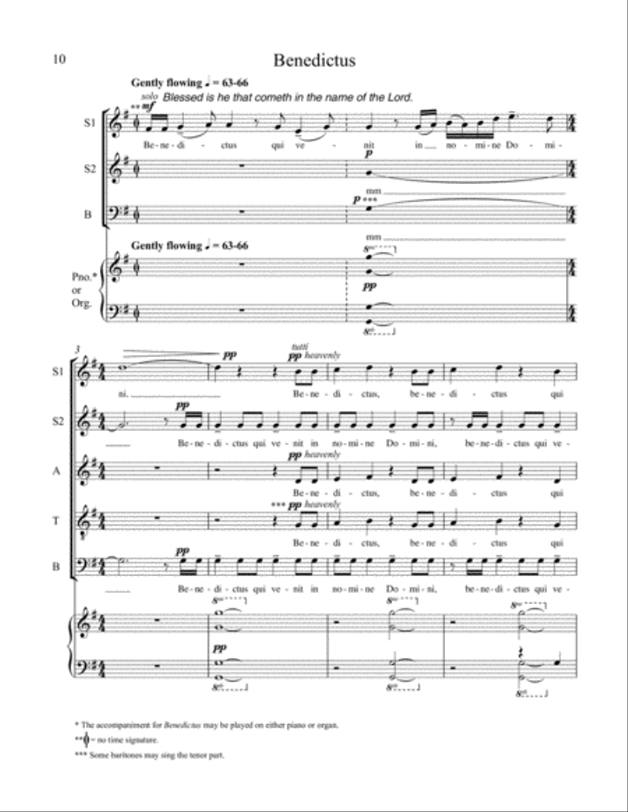 Missa Brevis SSATB scores gallery preview page 7