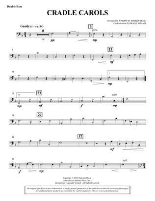 Cradle Carols (from Carols For Choir And Congregation) - Double Bass