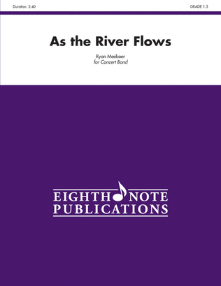 Book cover for As the River Flows