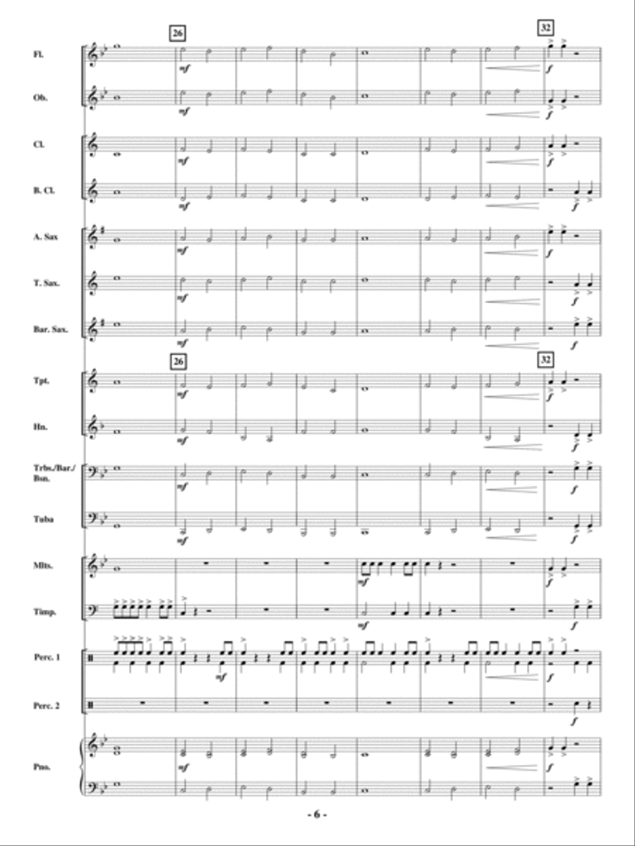 Zap! Zap! Concert Band scores gallery preview page 5
