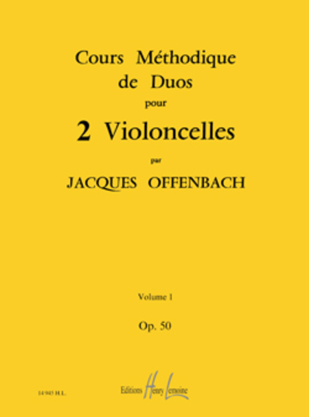 Cours methodique de duos pour deux violoncelles Op.50 Vol.1