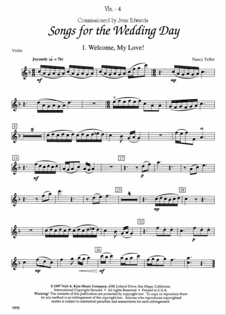 <br>Sheet music extract