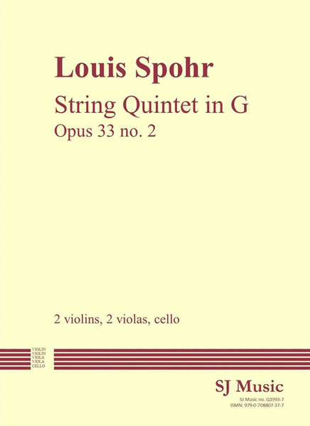 String Quintet in G, Opus 33 Number 2