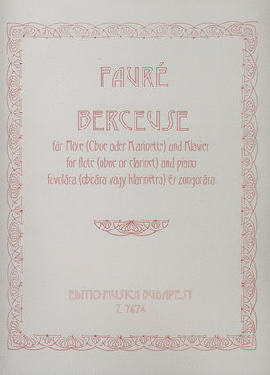 Book cover for Berceuse op. 16