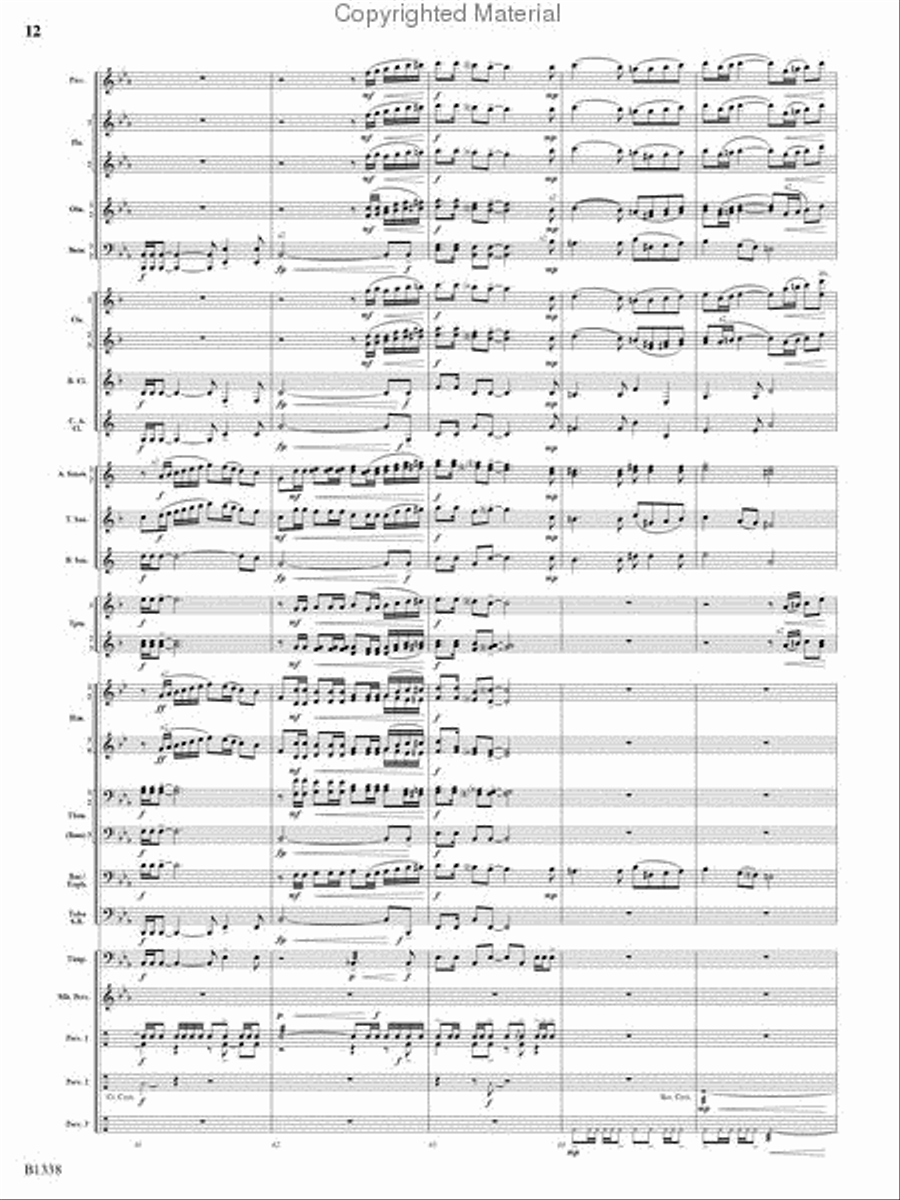 Rock Springs Saga Rock Springs Saga Concert Band scores gallery preview page 10