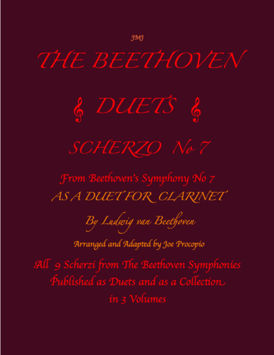 The Beethoven Duets For Clarinet Scherzo No. 7 image number null