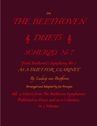 The Beethoven Duets For Clarinet Scherzo No. 7