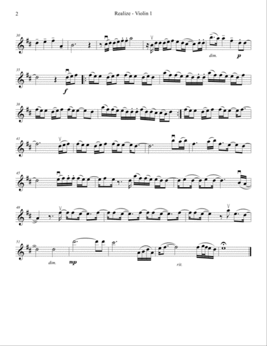 Realize Realize String Quartet scores gallery preview page 2