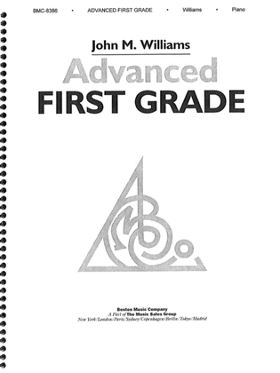 Book cover for Williams Advanced First Grade Piano
