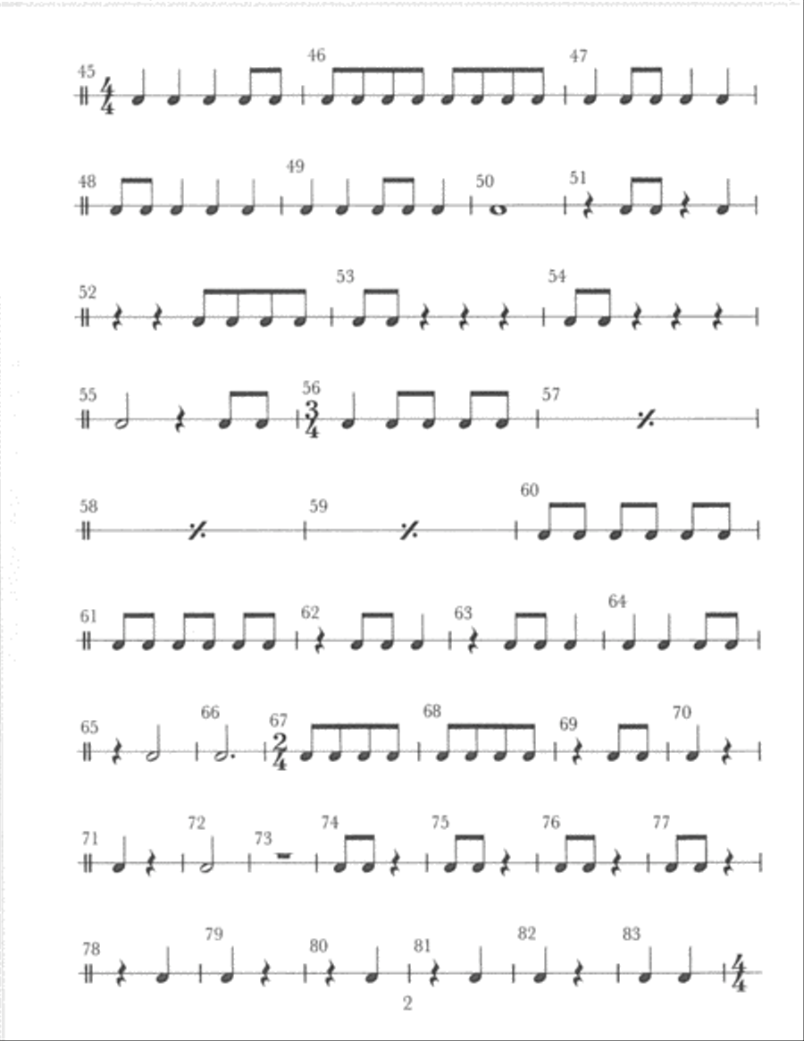RHYTHM For All Instruments (Audio On YouTube) Full Orchestra scores gallery preview page 4