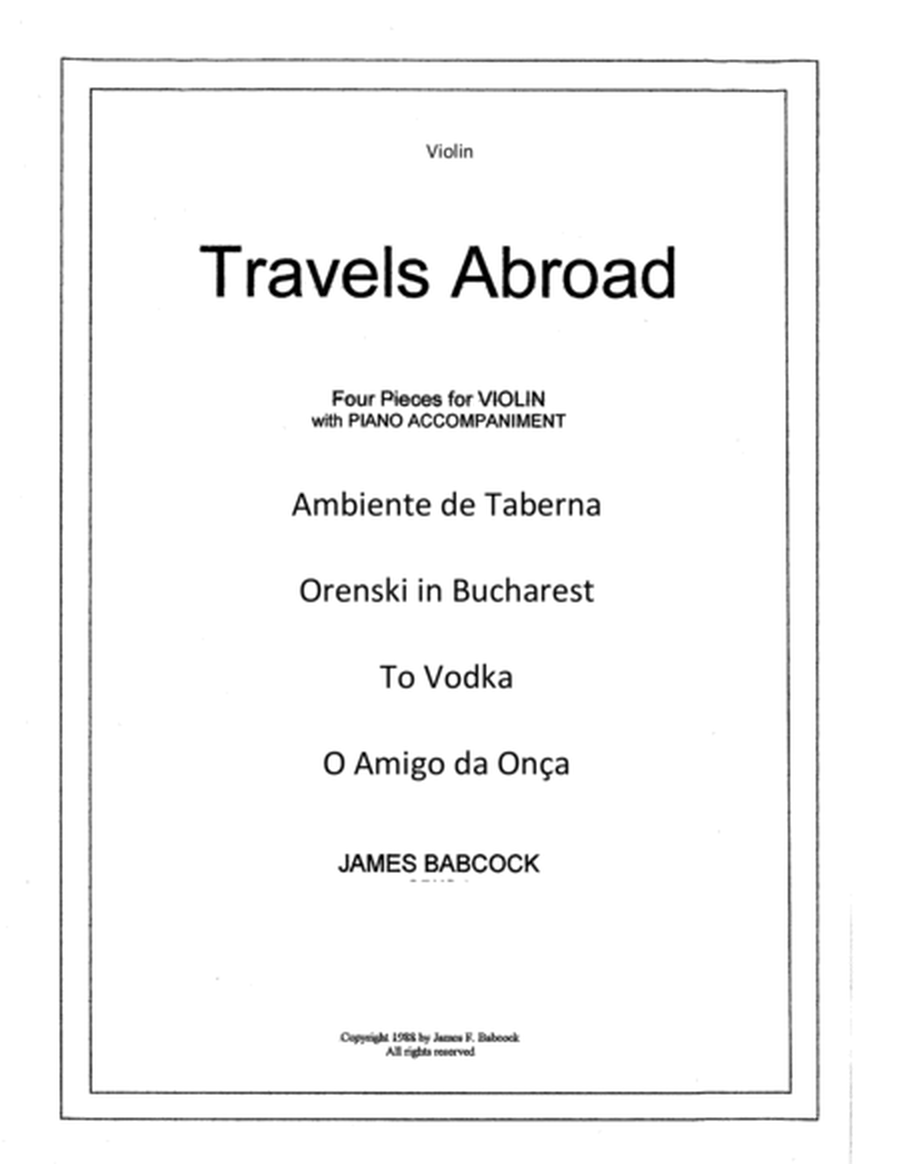 TRAVELS ABROAD