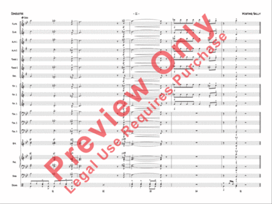Mustang Sally Jazz Ensemble scores gallery preview page 14