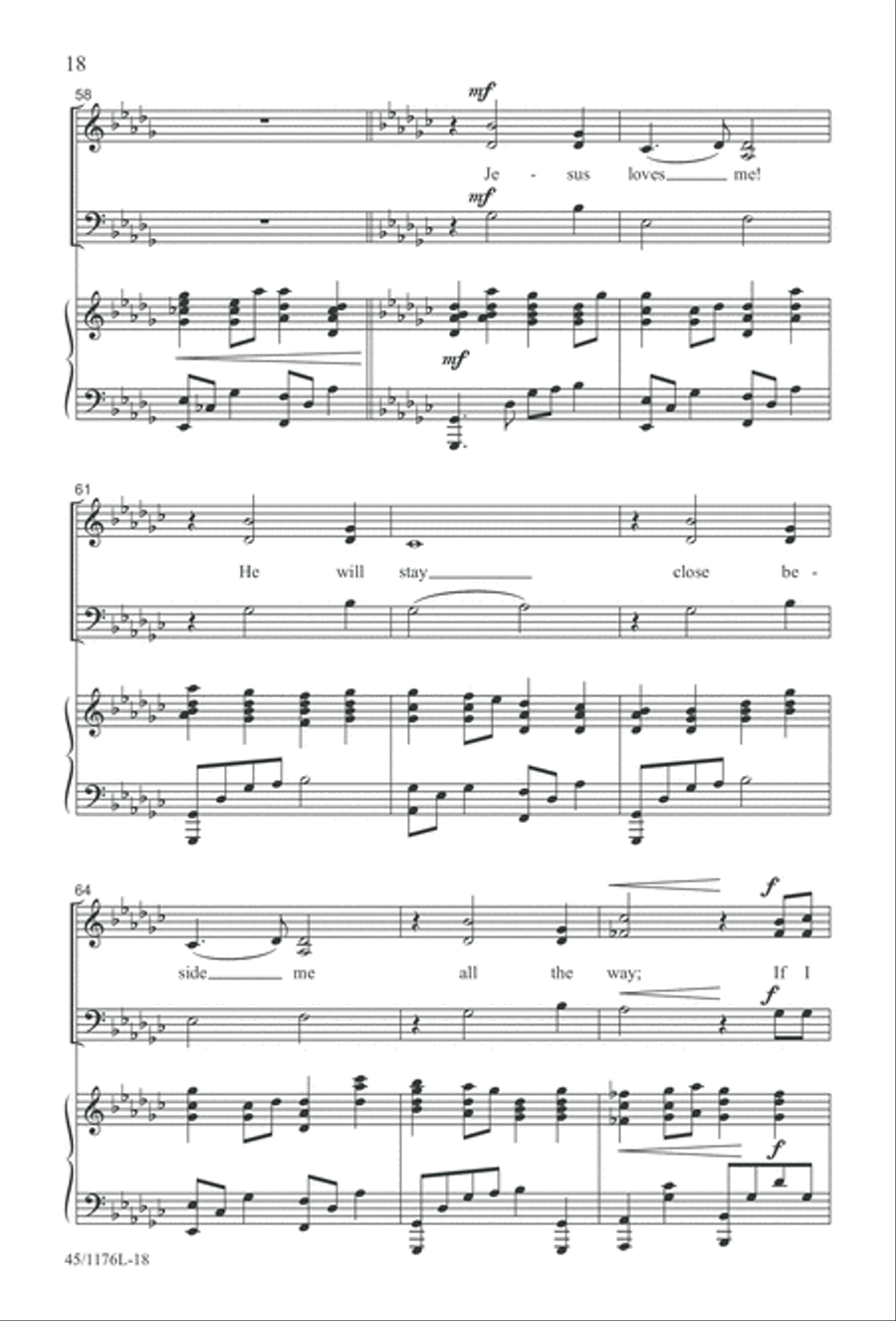 10 More Anthems for about 10 Singers 3-Part scores gallery preview page 18